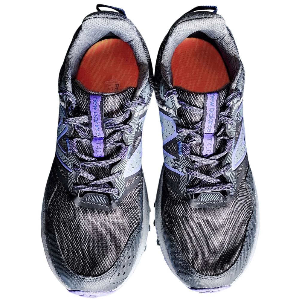 New Balance 410v8 Unisex Trail Running Shoe Shadow Gray Electric Indigo 9.5M 11W - Picture 2 of 9